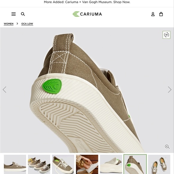 NWOT CARIUMA SAND CONTRAST THREAD CANVAS‎ OCA LOW​​​​​ - Picture 12 of 15